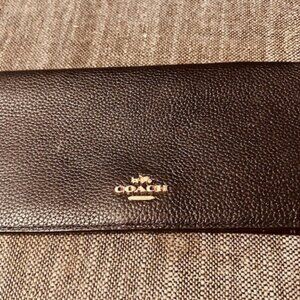 COACH CHECKBOOK AND CARD HOLDER